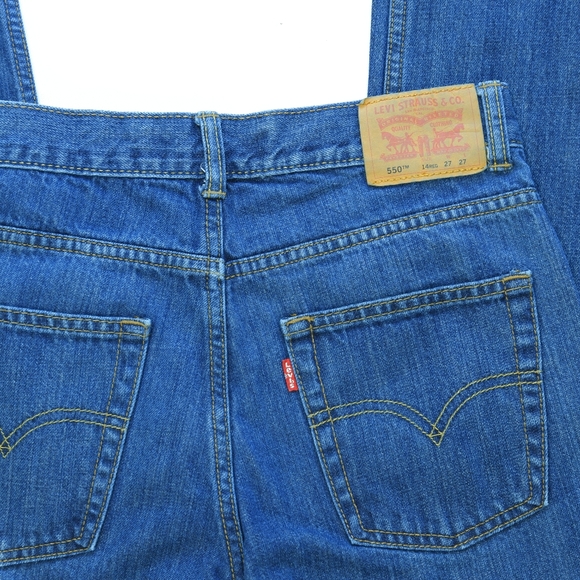 Levi's 550 Jeans boys size 14 Reg w27 xL27 blue pants - Picture 6 of 10